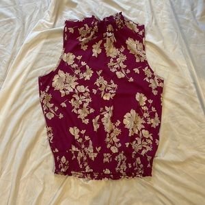 Fancy dinner floral top